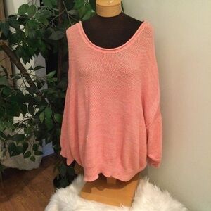 Terra & Sky Woman’s 3X (24W-26W) scoop neck sweater with drop shoulder s…